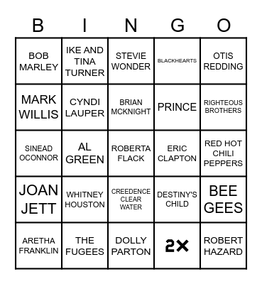 TWO CAN DO IT Bingo Card