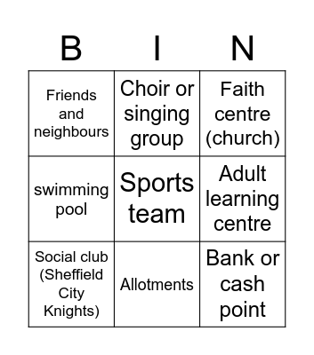 Wish Course - Community Bingo Card