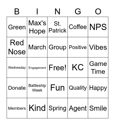 Sales Bingo! Bingo Card