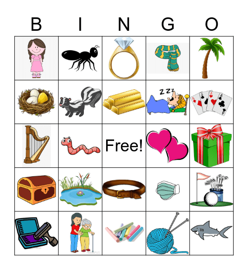 Final Sounds Bingo Card