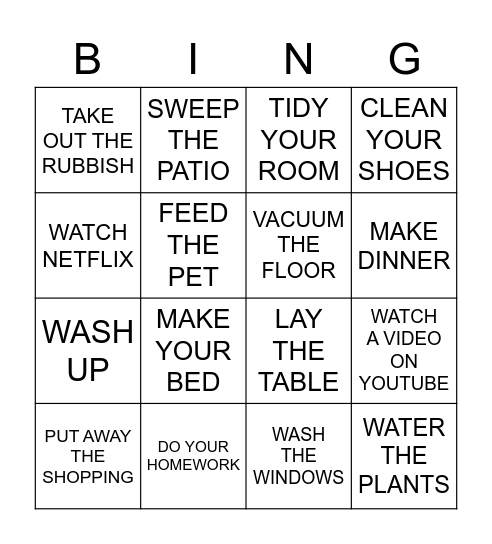 WHAT HAVE YOU DONE TODAY? Bingo Card