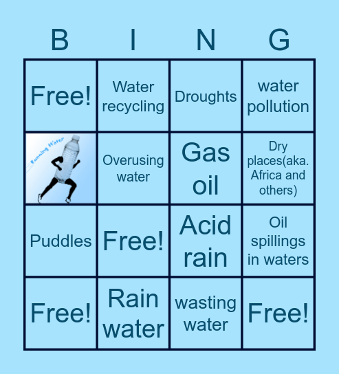 Water scarcity Bingo Card