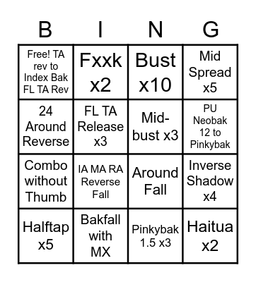 PS Bingo Card