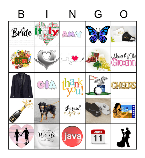 E  N  G  A  G  E  M  E  N  T Bingo Card