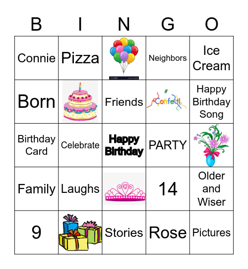 JUNE BIRTHDAYS Bingo Card
