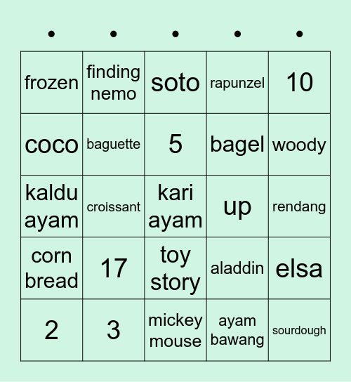 🍒 PUNYA REMI 🍒 Bingo Card