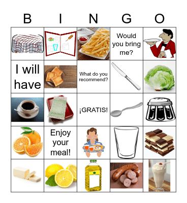 2-Ch7-Foods Bingo Card