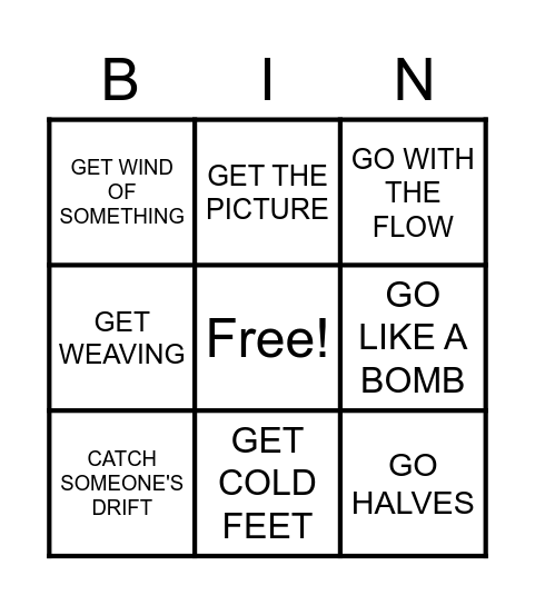 DAILY LIFE II Bingo Card