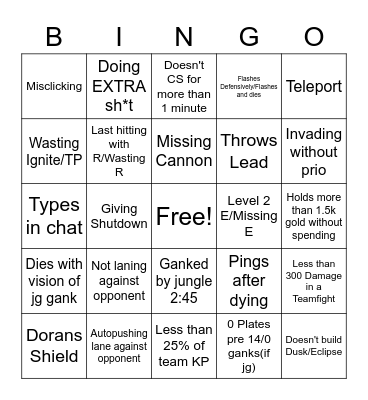 JimmyBruhx Bingo Card