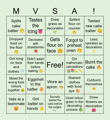 Sweet Shop: Bingo! Bingo Card