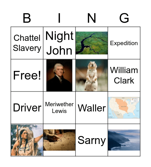 Chapter 10.2 Review Bingo Card