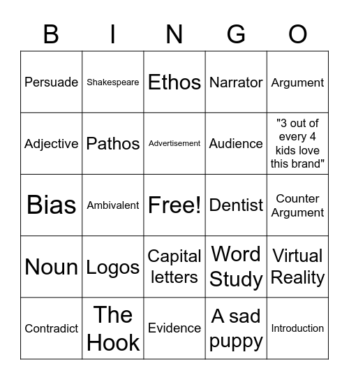 OK ELA II Bingo Card