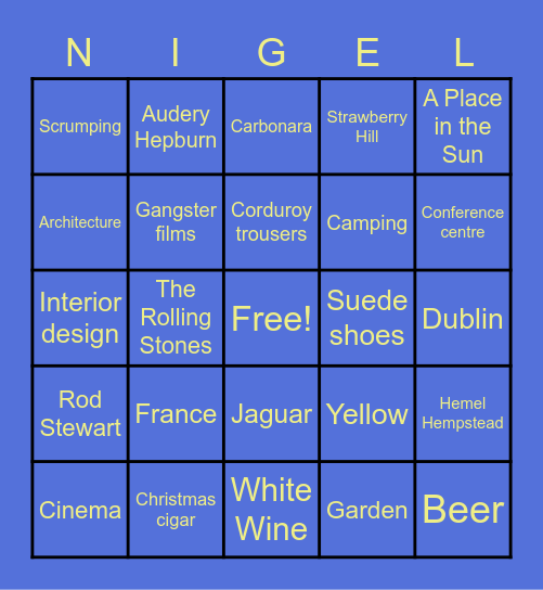 Birthday Bingo! Bingo Card