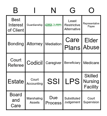 Northern Region St. Patrick's Day Bingo Card