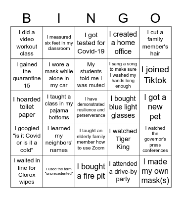 Wizard Strong BINGO Card