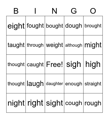 Gh Bingo Card