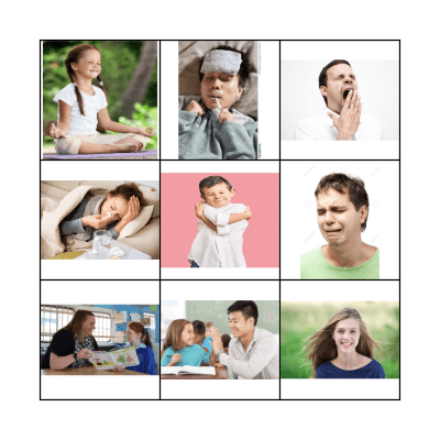 Emotions Bingo Card