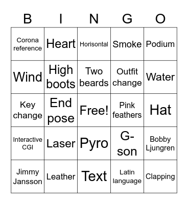 Andra chansen Bingo Card