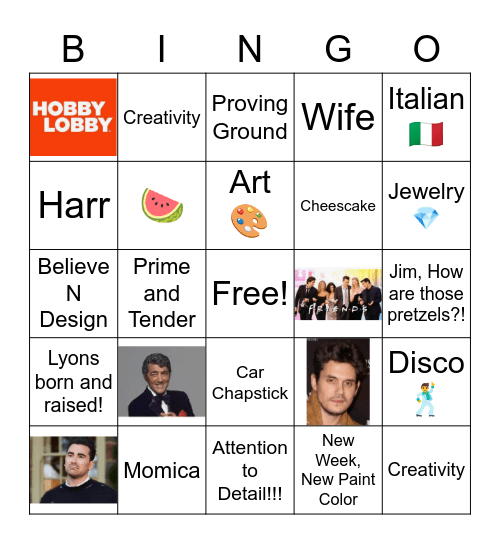 Barbara BINGO! Bingo Card