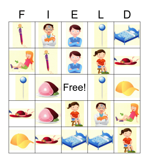 Field Super Bingo Card