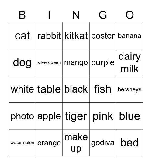 CWHAEYOUNG Bingo Card