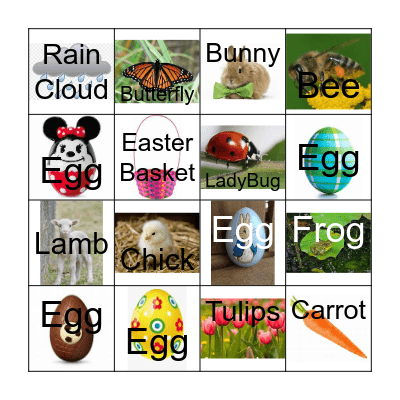 Spring Bingo Card