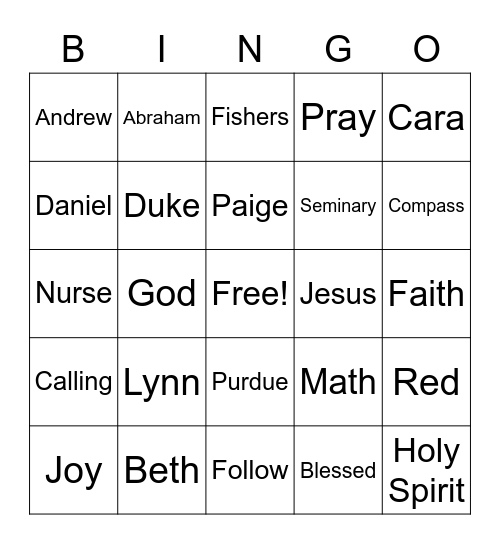 Ellcessor Bingo Card