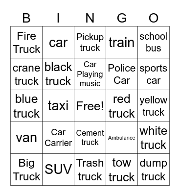 Bailingo Bingo Card