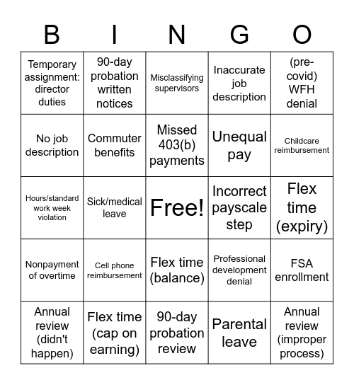 2018-21 CBA Bingo Card