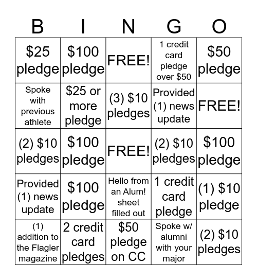 S4A Week 2 Bingo Card