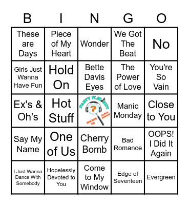 Girl Power Bingo Card