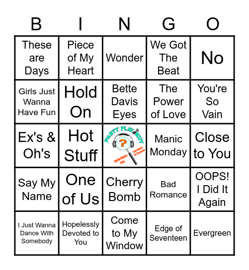 Girl Power Bingo Card
