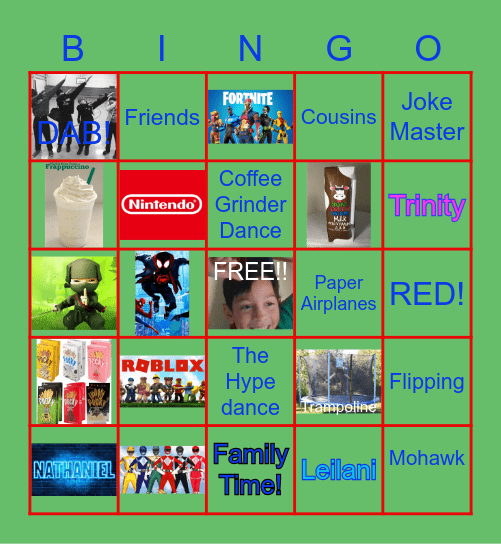 Thannys Birthday Bingo Card