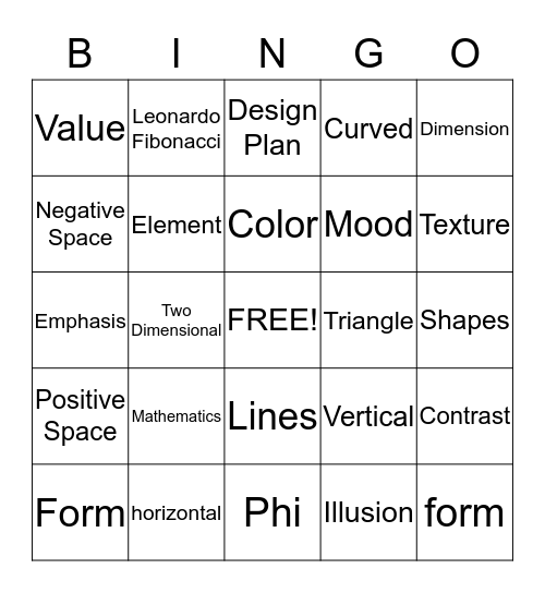 Hair Lingo Bingo Card