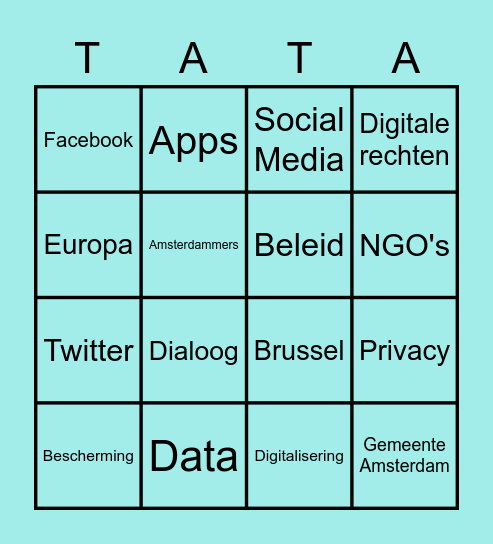 Citizen Voices Bingo Card