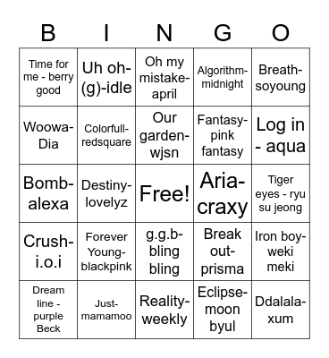 daisy_ami7 Bingo Card