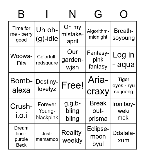 daisy_ami7 Bingo Card