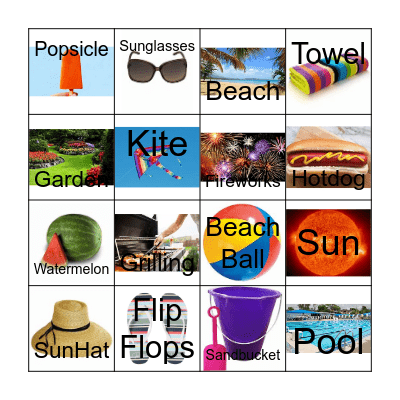 Summer Bingo Card