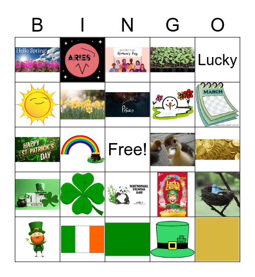 MARCH BINGO Card