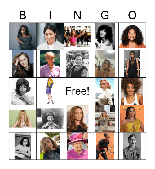 Woman's Day Bingo Card