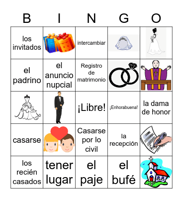 Así Se Dice 3, Capítulo 3A Bingo Card