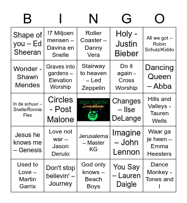 Solid Friends MUZIEKBINGO Card