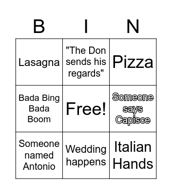91 Days Bingo Card