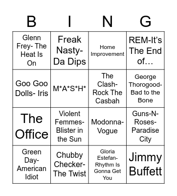 Coverall Bingo Card