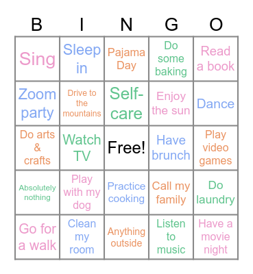 Wonder Women Bingo Card