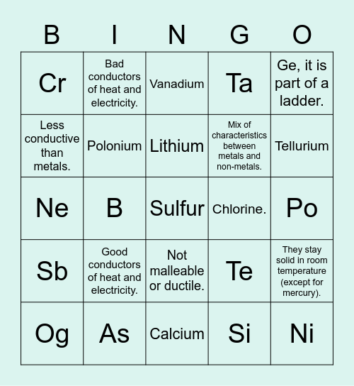 1st group 😊 Bingo Card