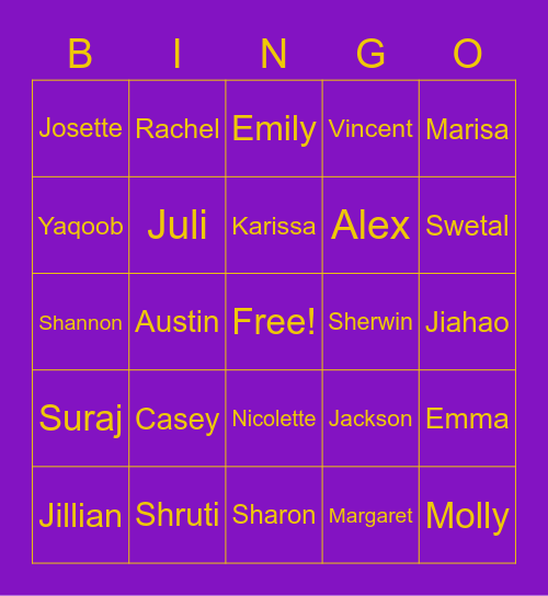 Delta Pi Interviews Bingo Card