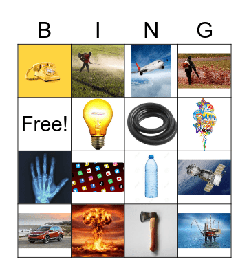 Science solves problems! Bingo Card