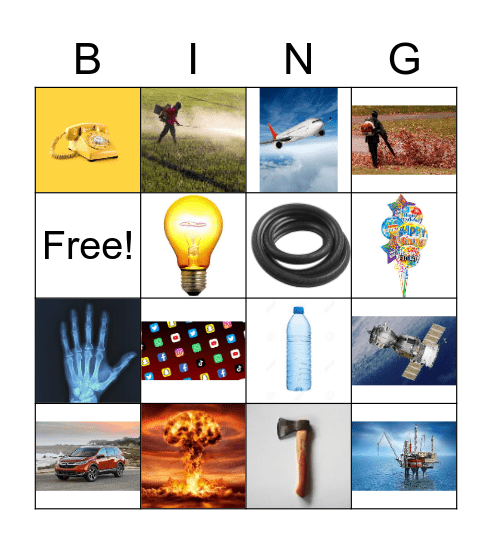 Science solves problems! Bingo Card
