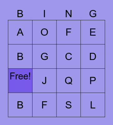 ANIMAL KINGDOM Bingo Card